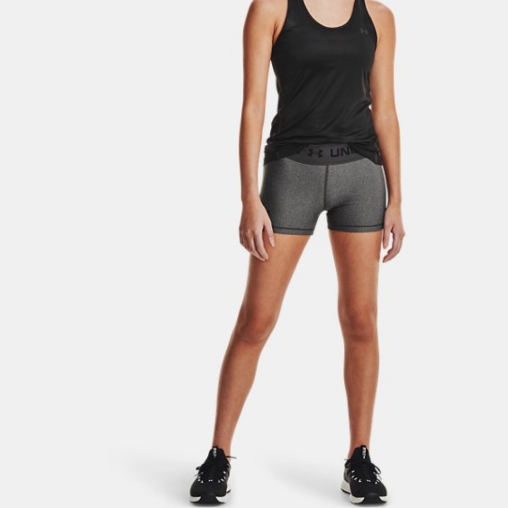 NWT | Women's HeatGear® Armour Wordmark Waistband Shorty